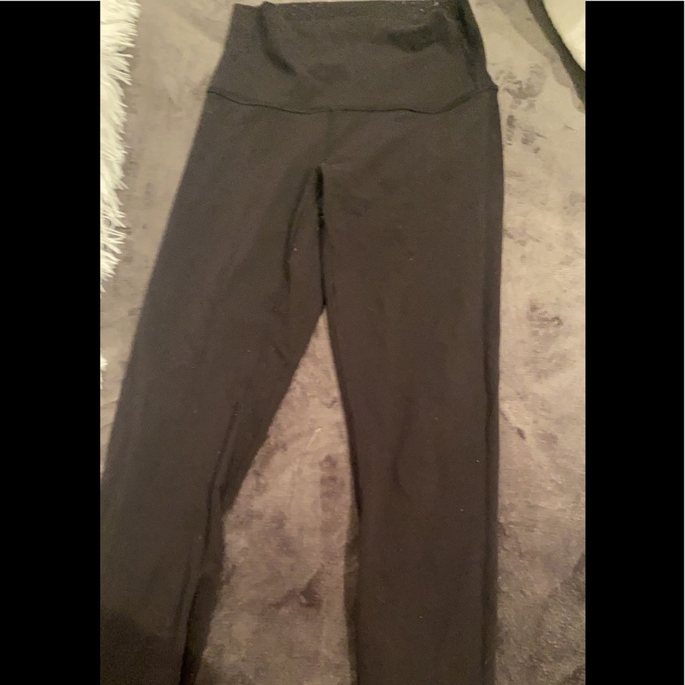 Black lulu lemon cotton leggings